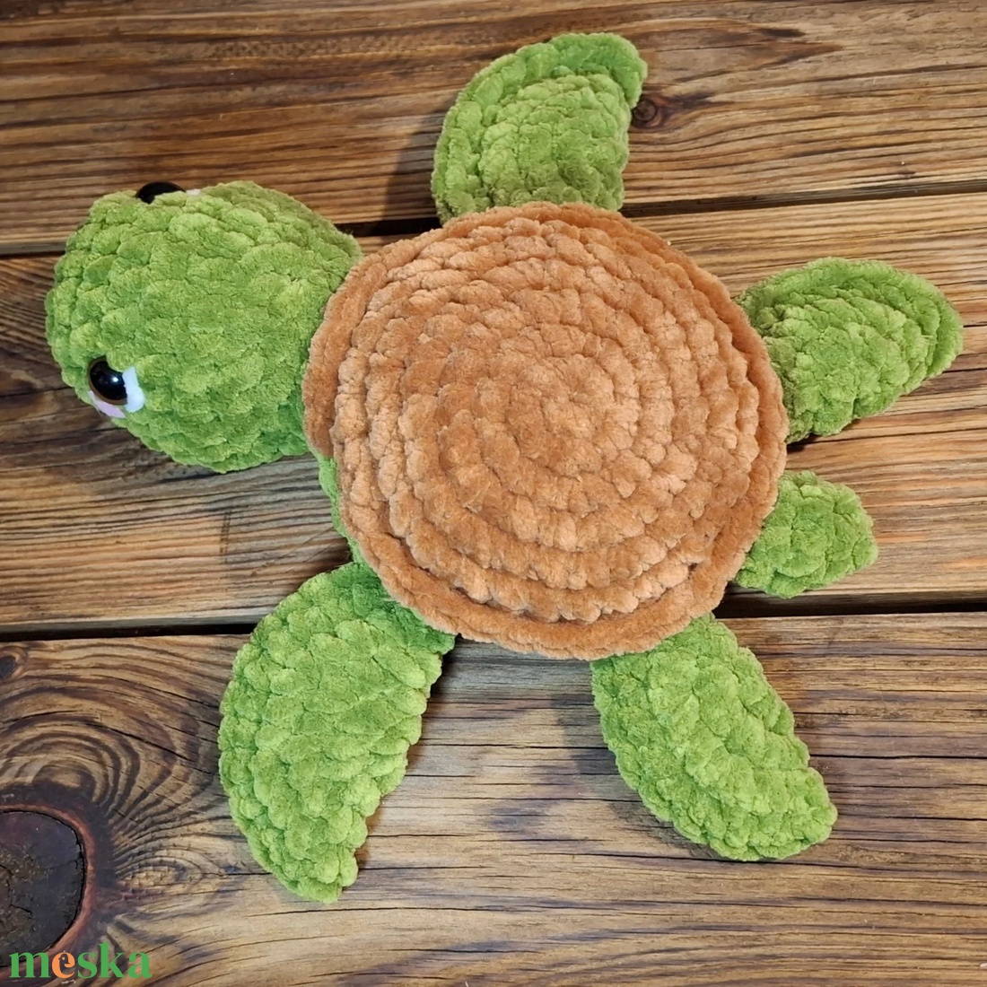 Amigurumi teknős - játék & sport - plüssállat & játékfigura - más figura - Meska.hu