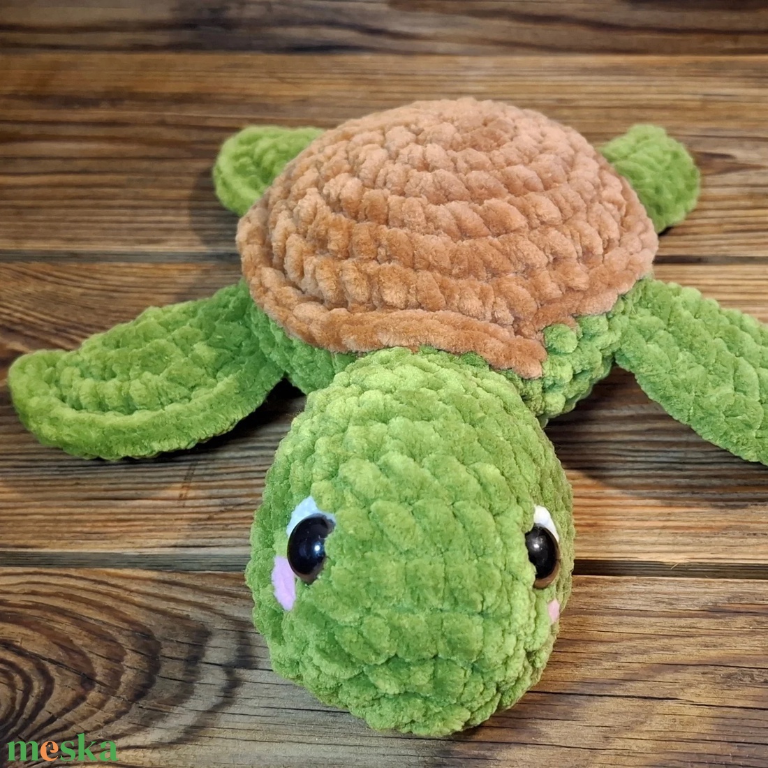 Amigurumi teknős - játék & sport - plüssállat & játékfigura - más figura - Meska.hu