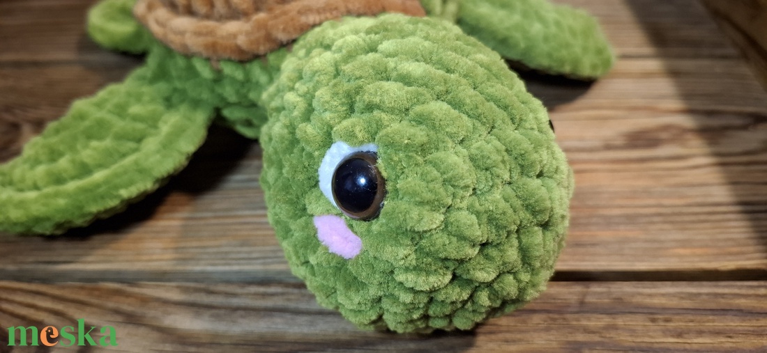 Amigurumi teknős - játék & sport - plüssállat & játékfigura - más figura - Meska.hu