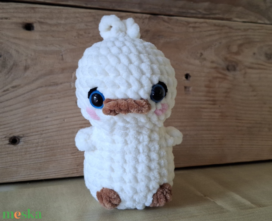 Amigurumi bébi kacsa - játék & sport - plüssállat & játékfigura - más figura - Meska.hu
