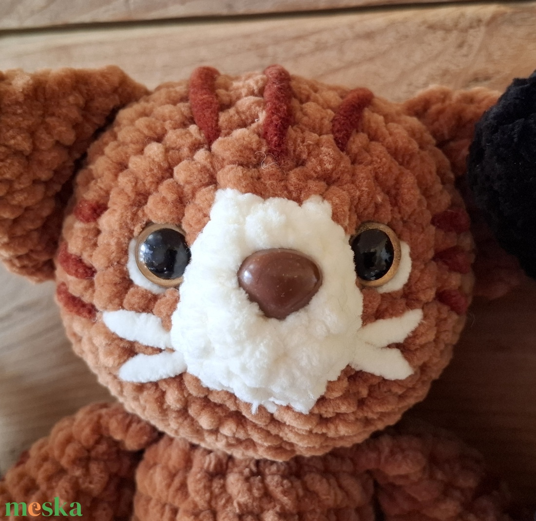 Amigurumi cica - játék & sport - plüssállat & játékfigura - cica - Meska.hu