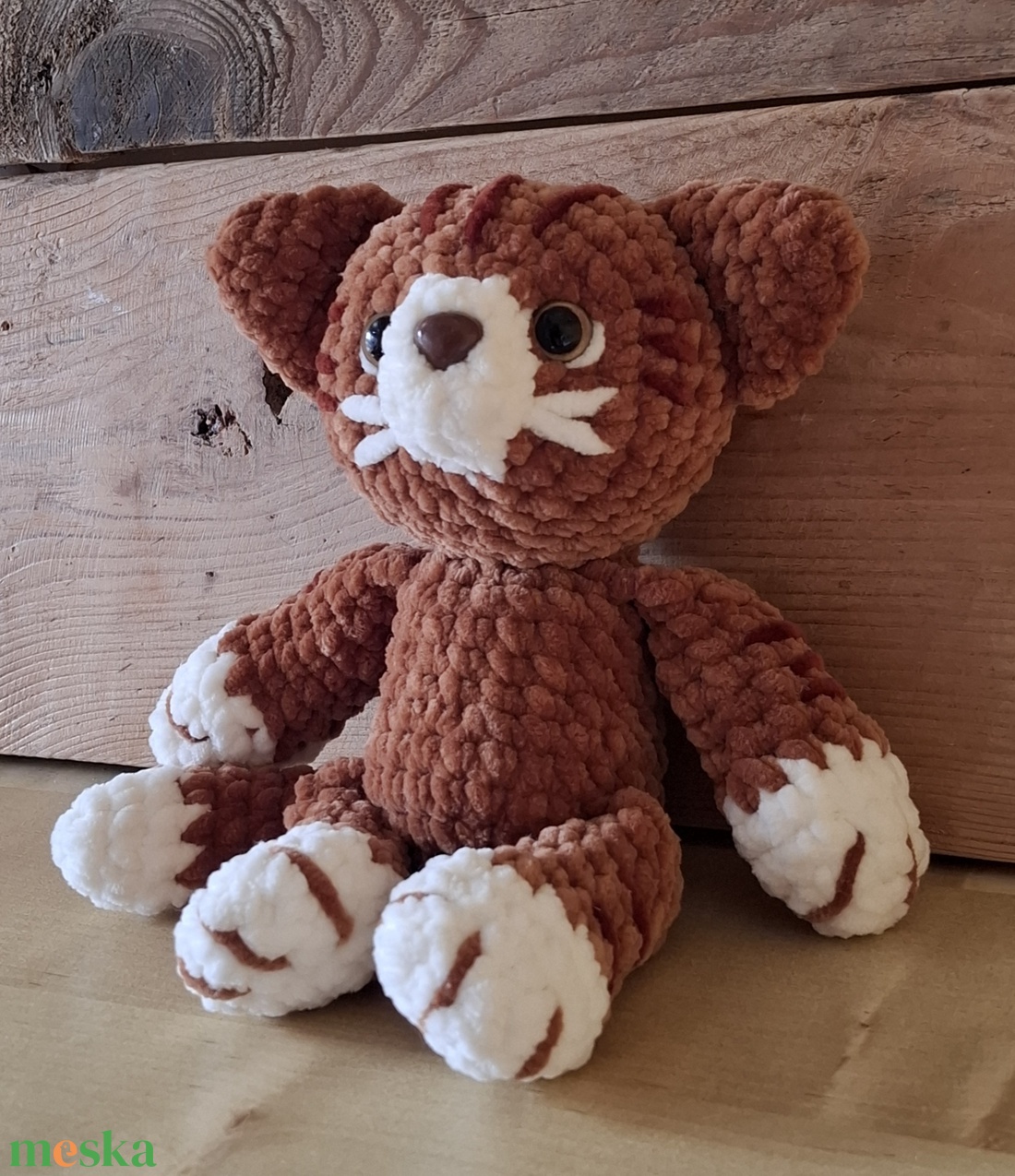 Amigurumi cica - játék & sport - plüssállat & játékfigura - cica - Meska.hu