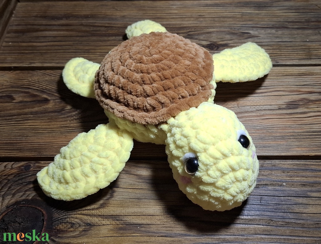 Amigurumi teknős - játék & sport - plüssállat & játékfigura - más figura - Meska.hu