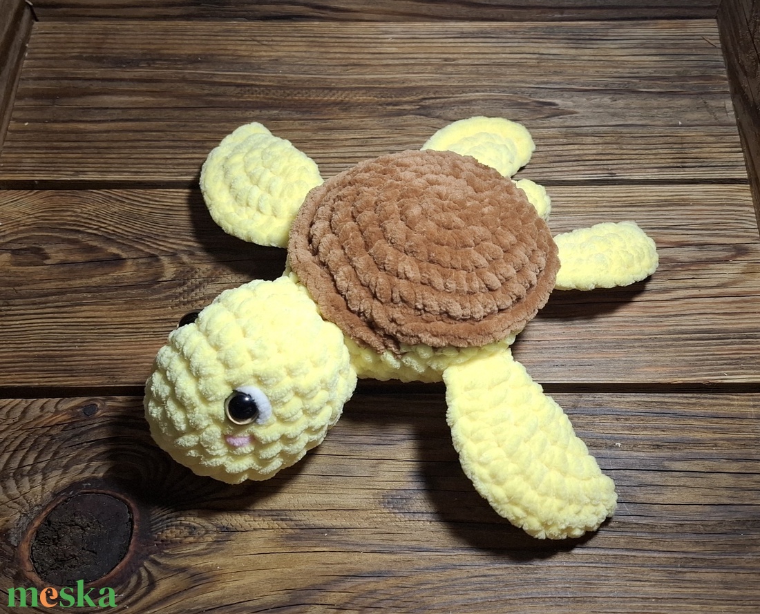 Amigurumi teknős - játék & sport - plüssállat & játékfigura - más figura - Meska.hu