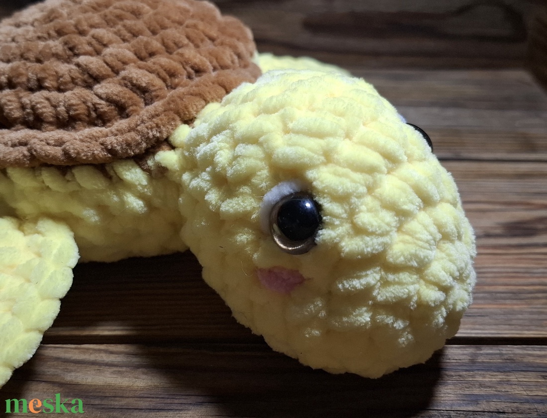 Amigurumi teknős - játék & sport - plüssállat & játékfigura - más figura - Meska.hu