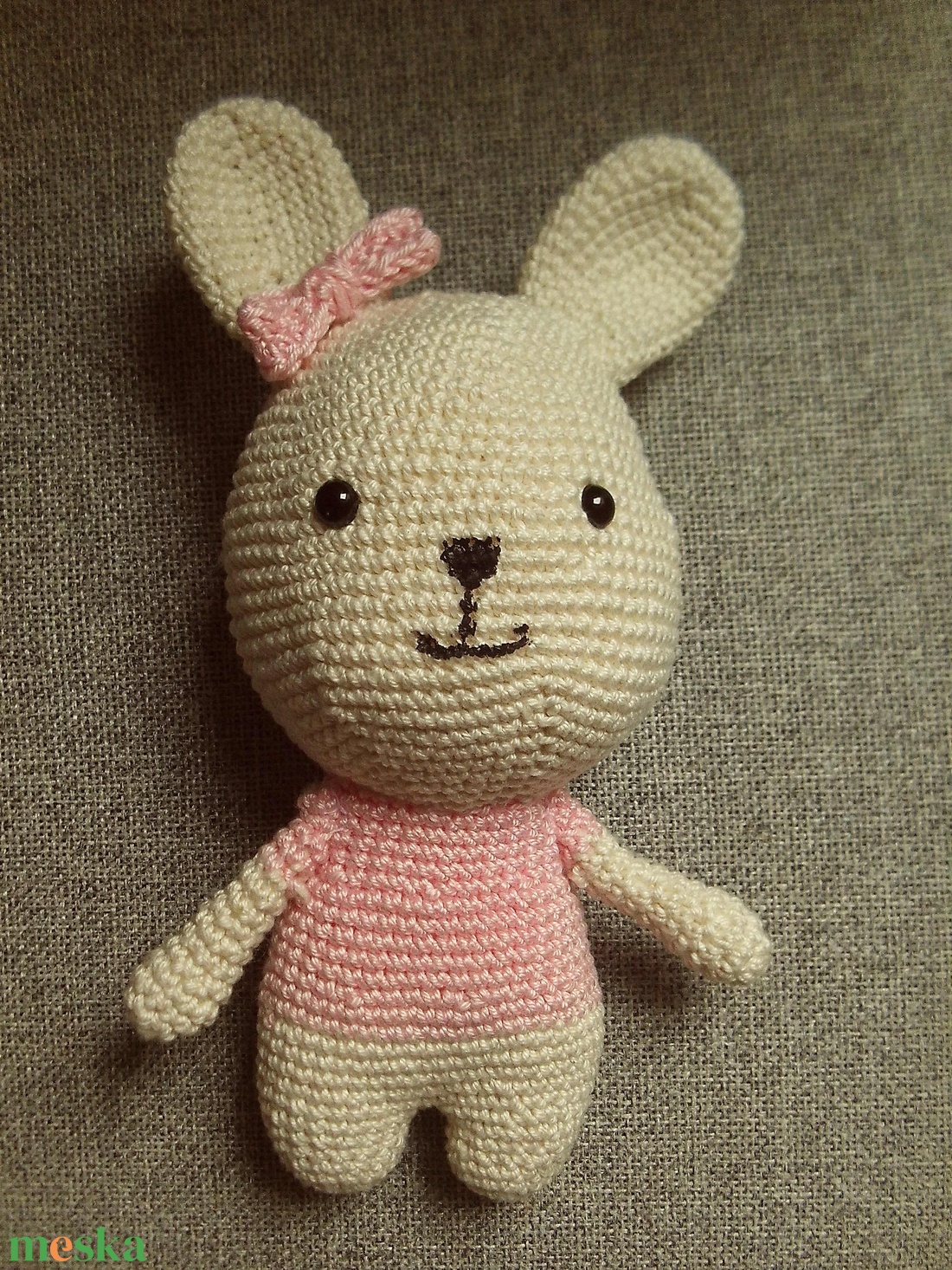 Amigurumi nyuszi - játék & sport - plüssállat & játékfigura - nyuszi - Meska.hu