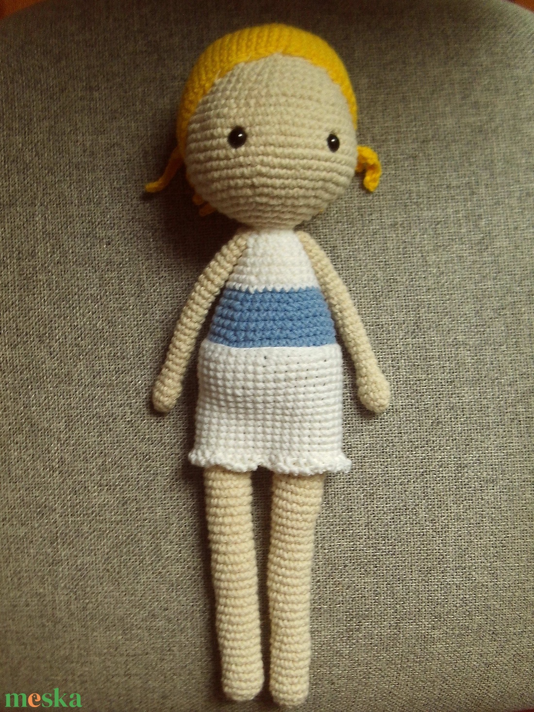 Amigurumi lány baba - játék & sport - plüssállat & játékfigura - más figura - Meska.hu