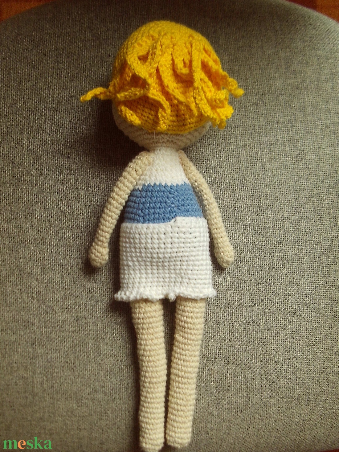 Amigurumi lány baba - játék & sport - plüssállat & játékfigura - más figura - Meska.hu