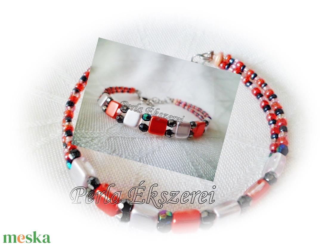 Korallzátony karkötő - ékszer - karkötő - gyöngyös karkötő - Meska.hu Korallzátony karkötő - ékszer - karkötő - gyöngyös karkötő - Meska.hu