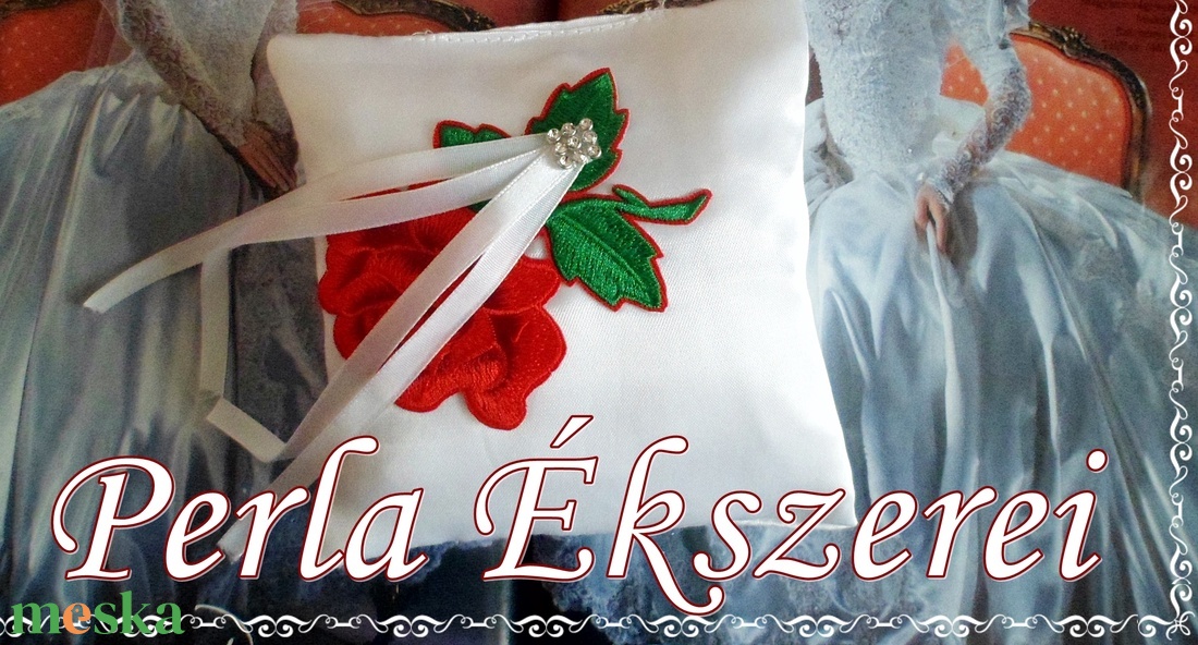 Rózsás gyűrűpárna - esküvő - kiegészítők - gyűrűtartó & gyűrűpárna - Meska.hu Rózsás gyűrűpárna - esküvő - kiegészítők - gyűrűtartó & gyűrűpárna - Meska.hu
