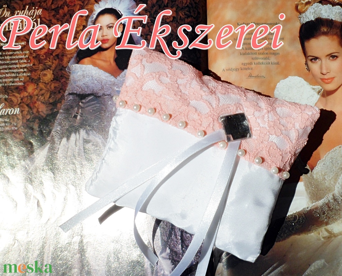 Rózsaszín áradat - esküvő - kiegészítők - gyűrűtartó & gyűrűpárna - Meska.hu Rózsaszín áradat - esküvő - kiegészítők - gyűrűtartó & gyűrűpárna - Meska.hu
