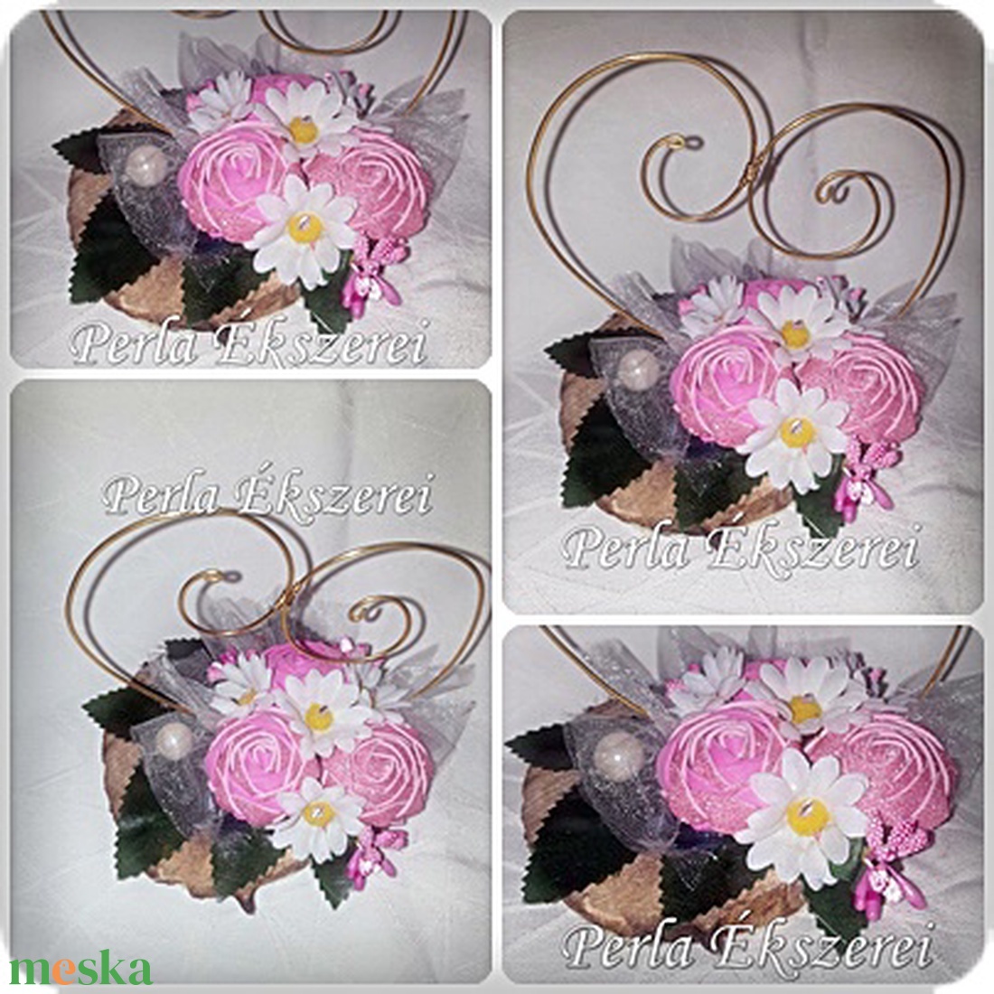 Rózsás álom. - esküvő - kiegészítők - gyűrűtartó & gyűrűpárna - Meska.hu Rózsás álom. - esküvő - kiegészítők - gyűrűtartó & gyűrűpárna - Meska.hu