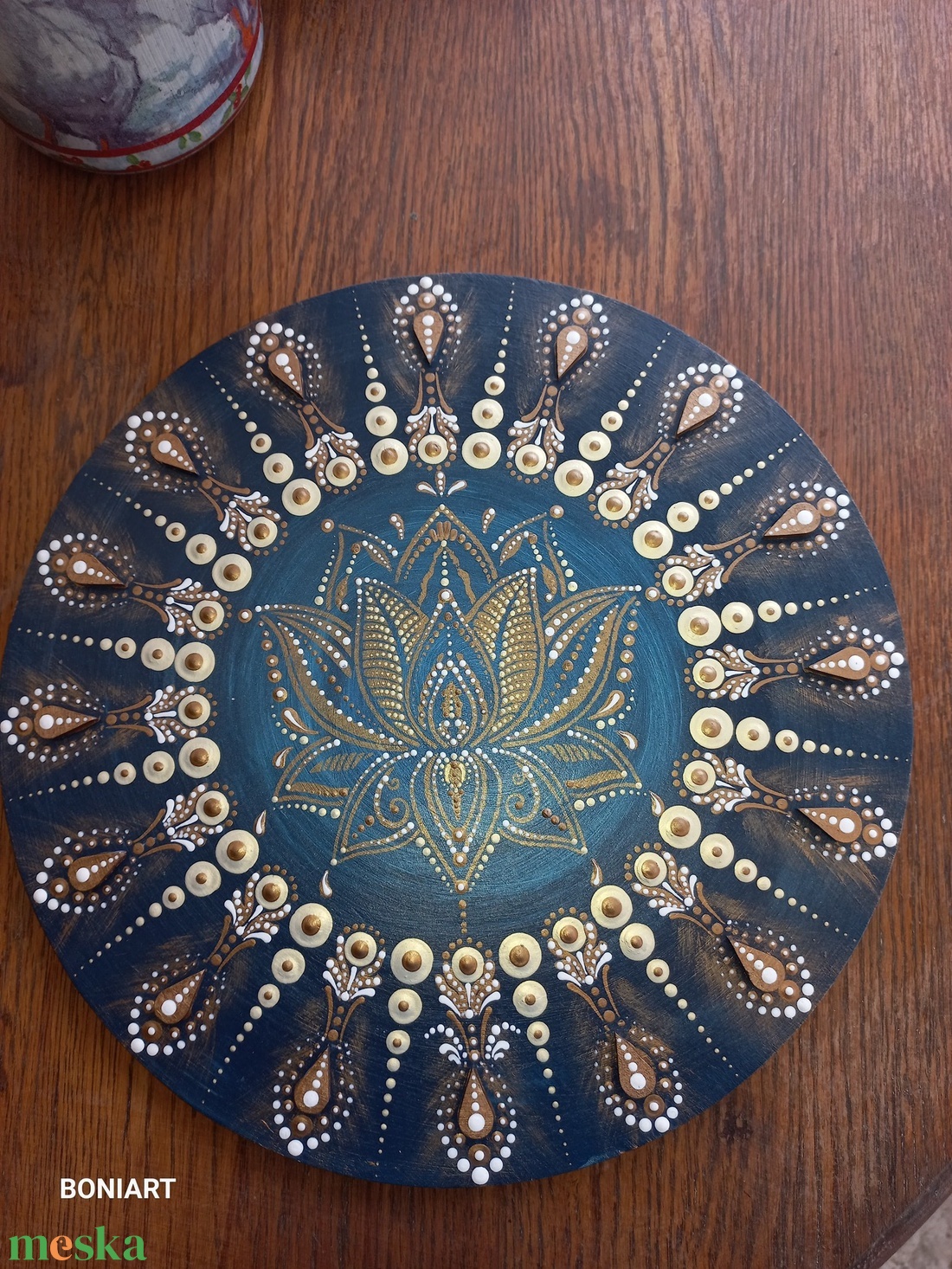 Lótuszvirágos mandala  - otthon & életmód - dekoráció - spiritualitás - mandala - Meska.hu