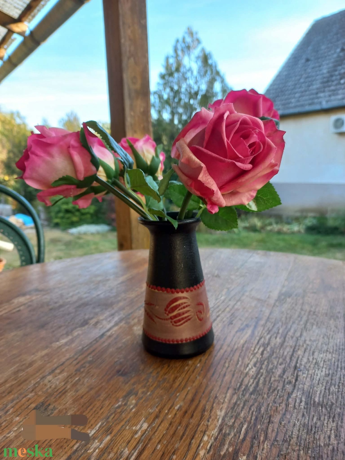 Tulipános váza - otthon & életmód - dekoráció - asztal és polc dekoráció - asztaldísz - Meska.hu