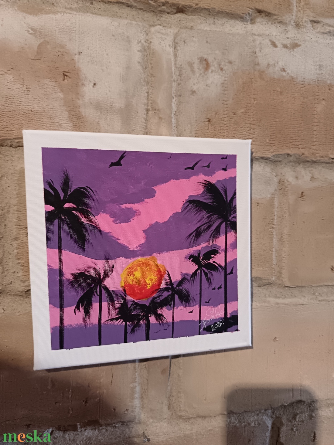 Karibi hangulat - művészet - festmény - akril - Meska.hu