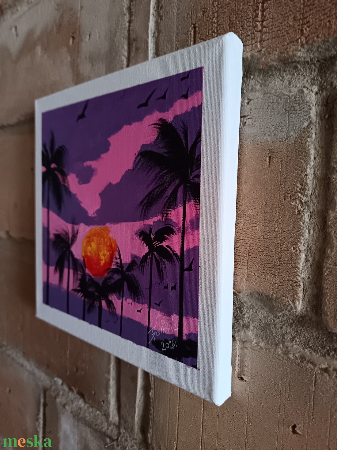 Karibi hangulat - művészet - festmény - akril - Meska.hu