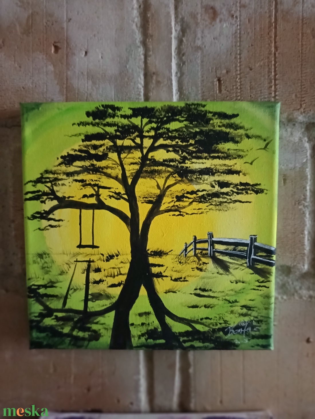 Hinta - művészet - festmény - akril - Meska.hu