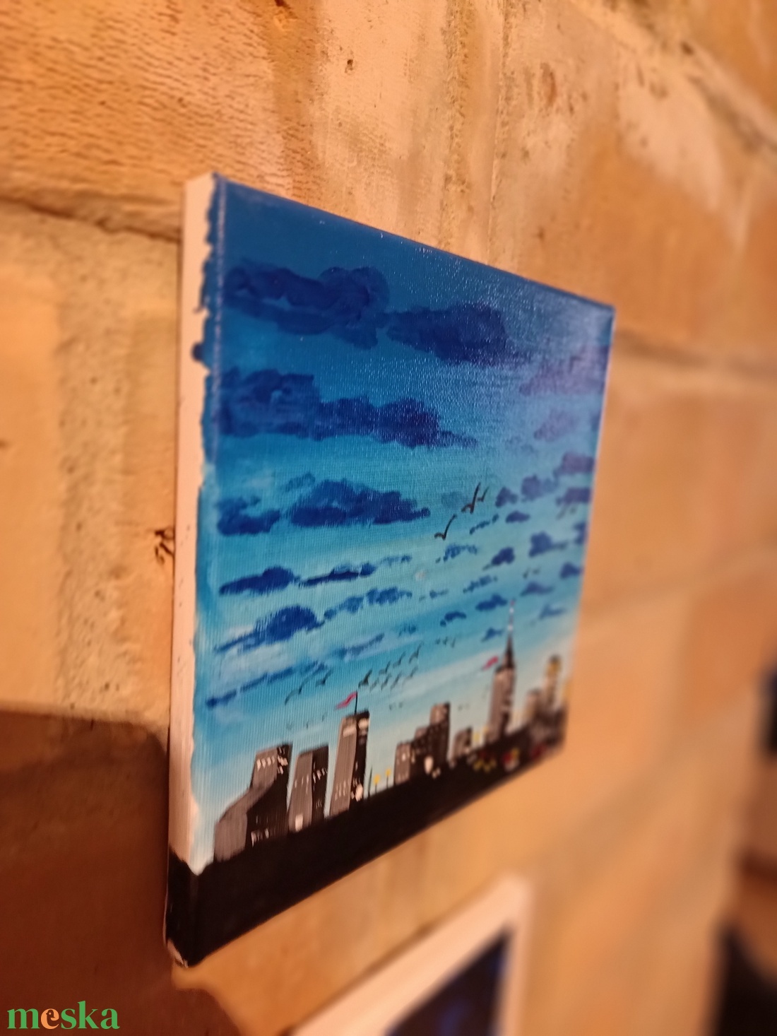 Metropolis  - művészet - festmény - akril - Meska.hu