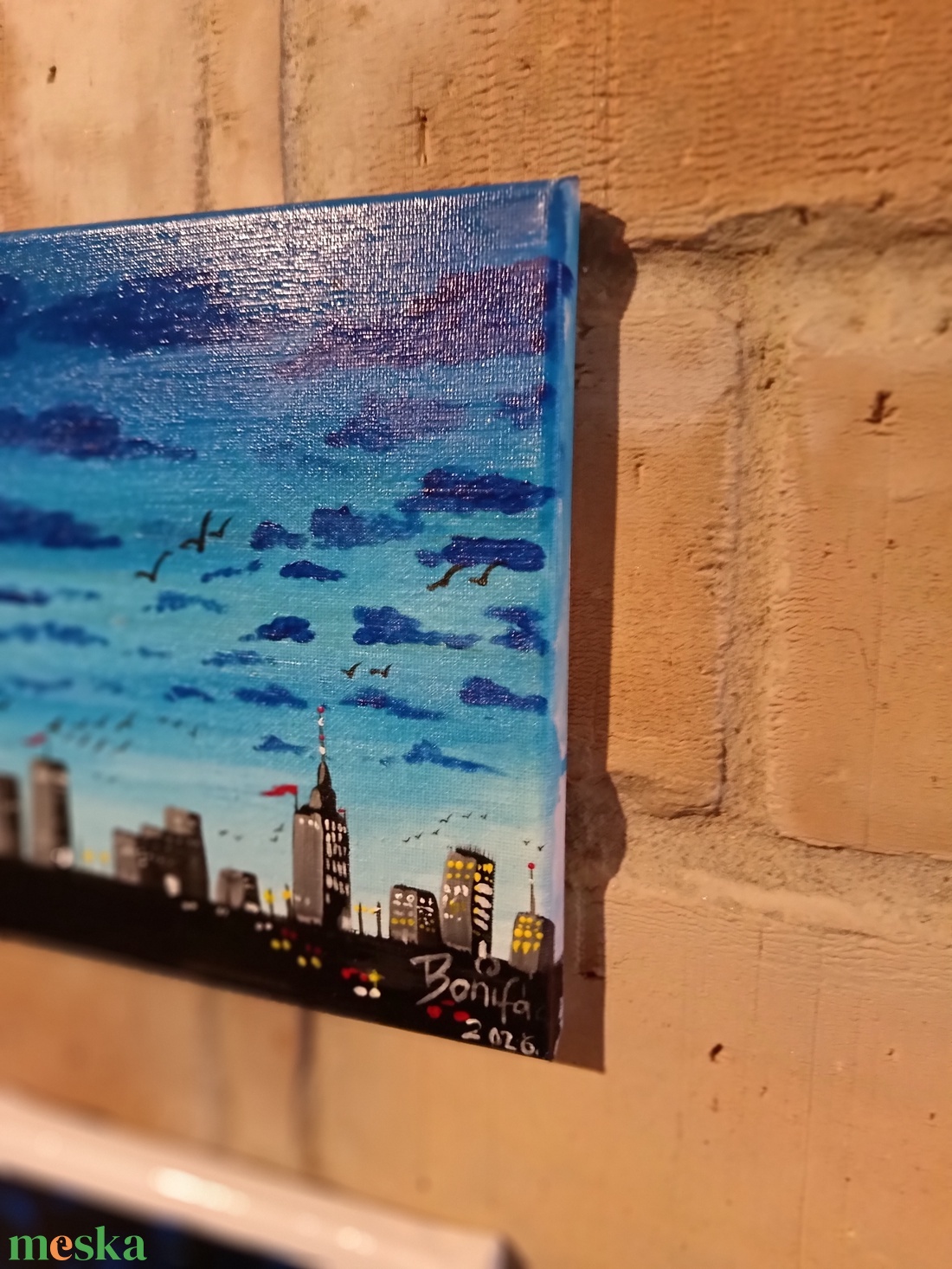 Metropolis  - művészet - festmény - akril - Meska.hu