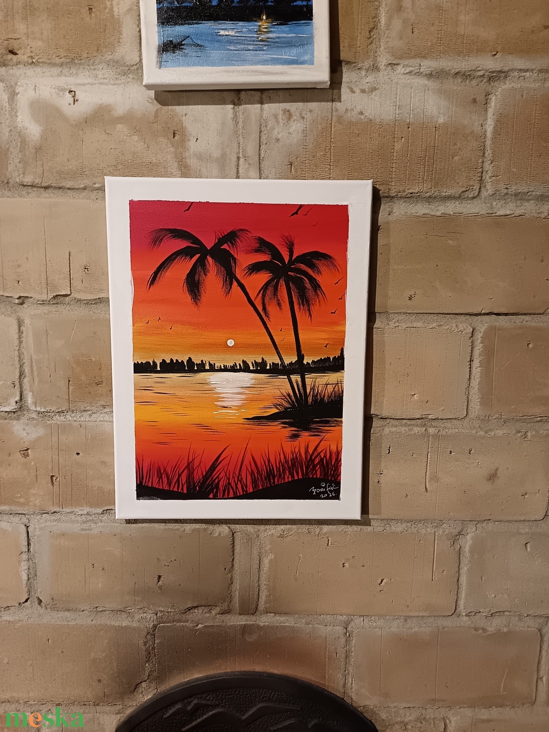 Karibi tengeralattjáró - művészet - festmény - akril - Meska.hu