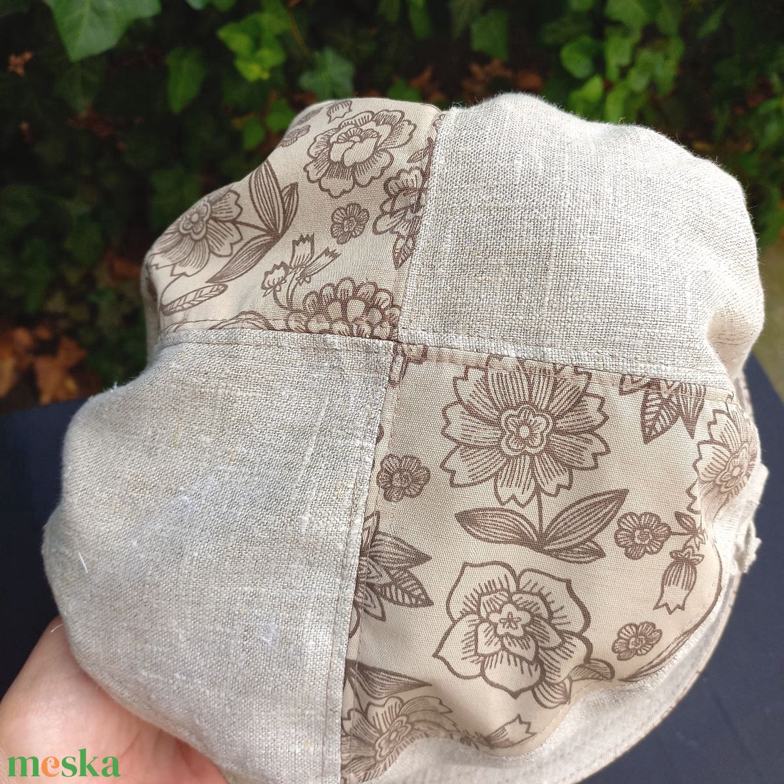 DETTI - vintage nyári kalap / kombinált / beige tóusú - ruha & divat - sál, sapka, kendő - kalap - Meska.hu