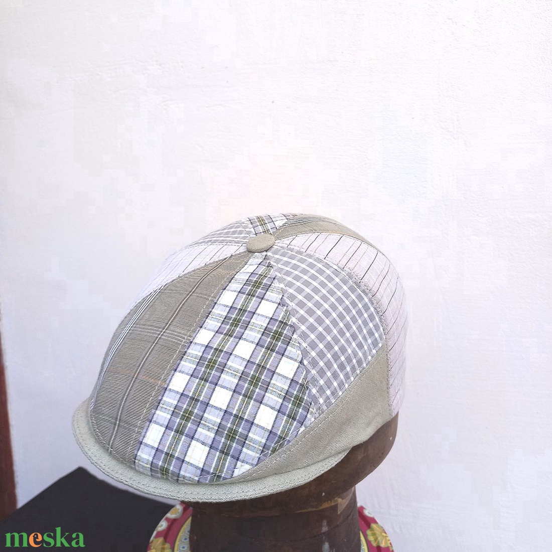  Design golf sapka / férfi / nyári / drapp- khaki tónusú  - ruha & divat - sál, sapka, kendő - sapka - Meska.hu