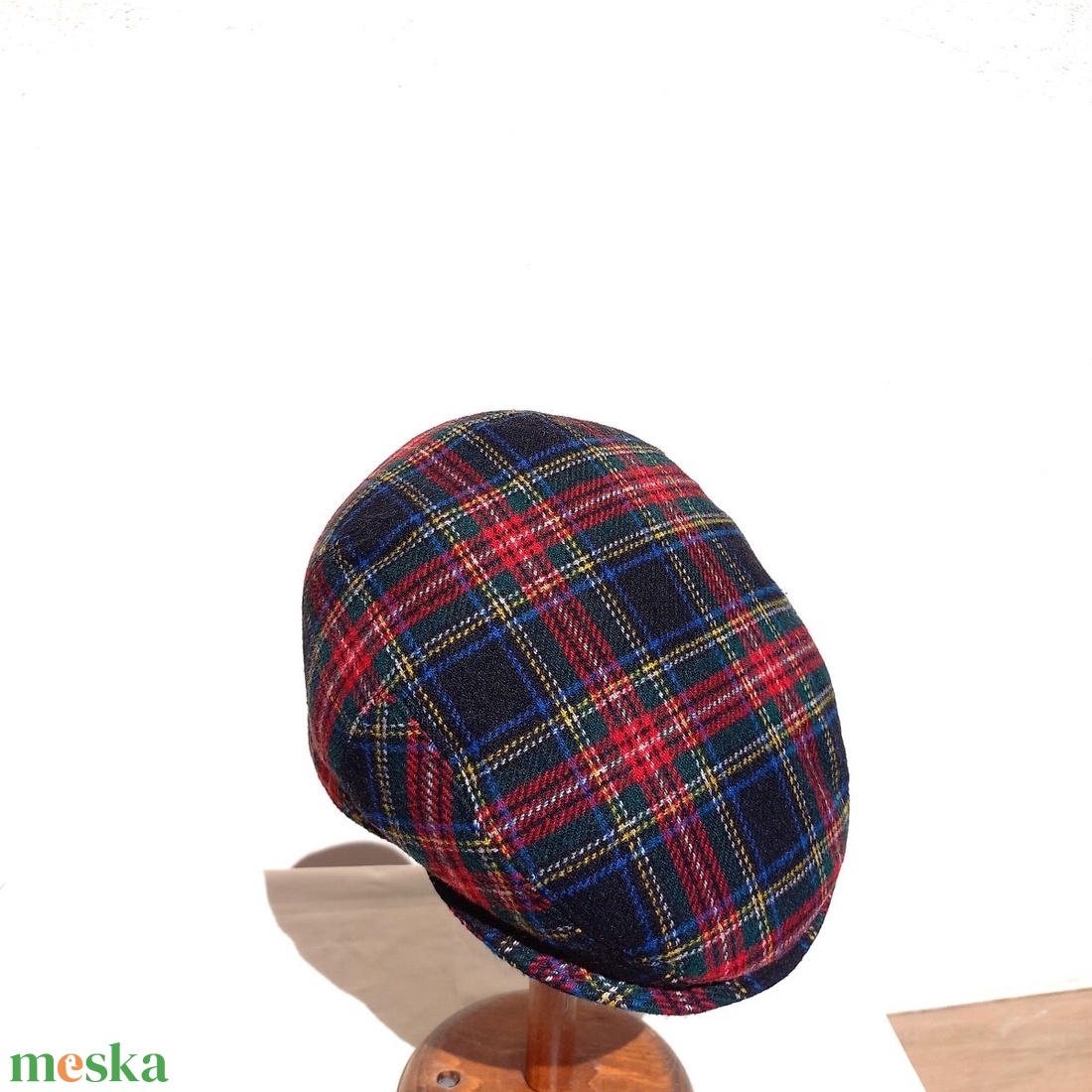 Golf sapka / őszi � téli / uisex / skót kockás gyapjú tweed szövet - ruha & divat - sál, sapka, kendő - sapka - Meska.hu