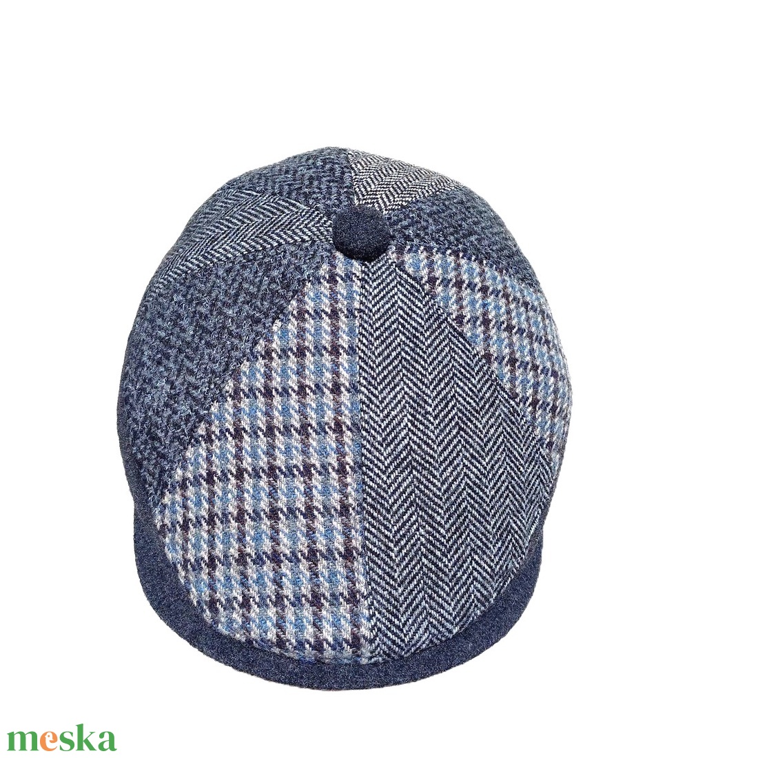 Design golf sapka / férfi / téli � lasnis / szürkés tónusú gyapjúszövet - ruha & divat - sál, sapka, kendő - sapka - Meska.hu