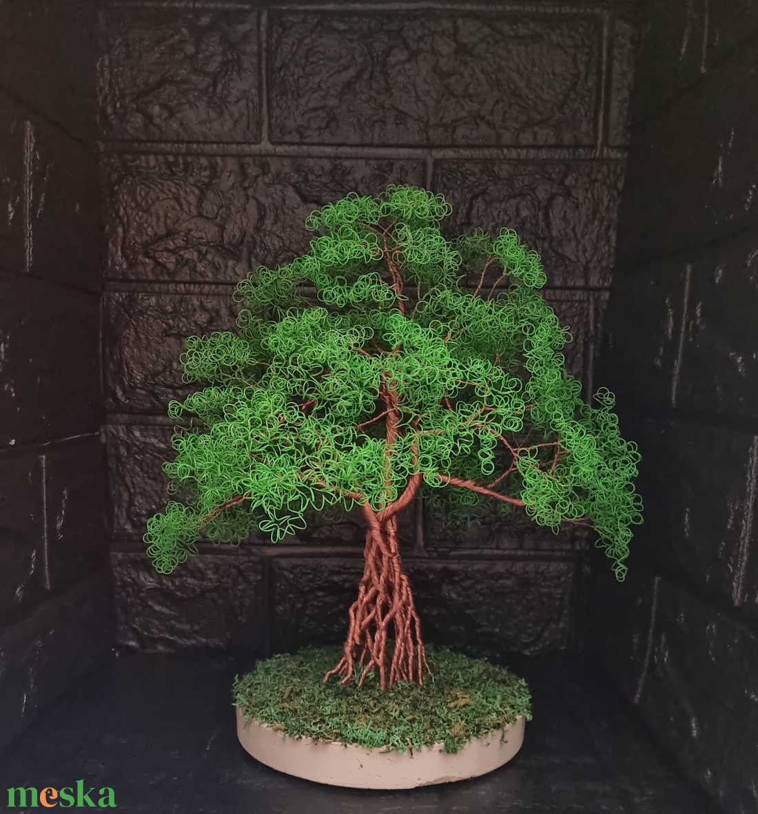 Dús lombú drót bonsai - otthon & életmód - dekoráció - asztal és polc dekoráció - bonsai - Meska.hu Dús lombú drót bonsai - otthon & életmód - dekoráció - asztal és polc dekoráció - bonsai - Meska.hu