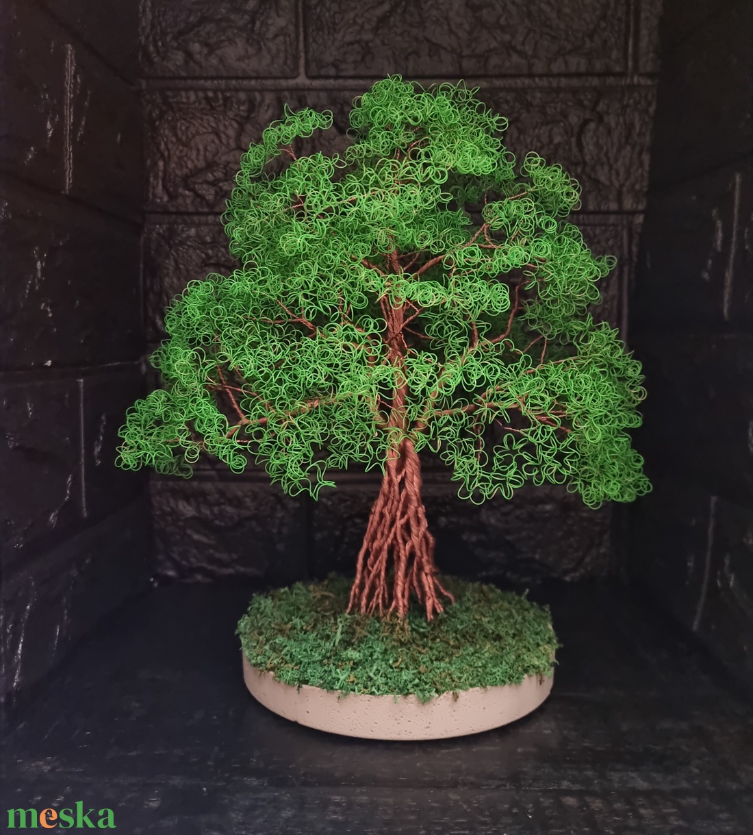 Dús lombú drót bonsai - otthon & életmód - dekoráció - asztal és polc dekoráció - bonsai - Meska.hu Dús lombú drót bonsai - otthon & életmód - dekoráció - asztal és polc dekoráció - bonsai - Meska.hu
