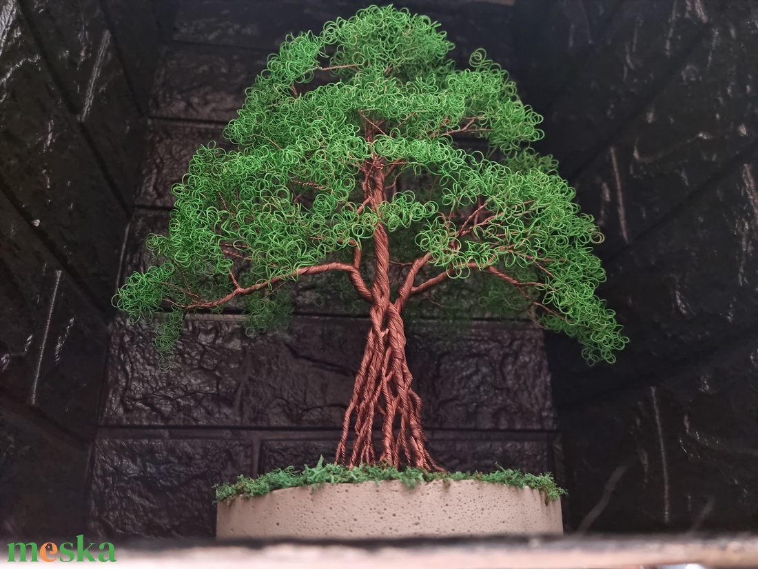Dús lombú drót bonsai - otthon & életmód - dekoráció - asztal és polc dekoráció - bonsai - Meska.hu Dús lombú drót bonsai - otthon & életmód - dekoráció - asztal és polc dekoráció - bonsai - Meska.hu