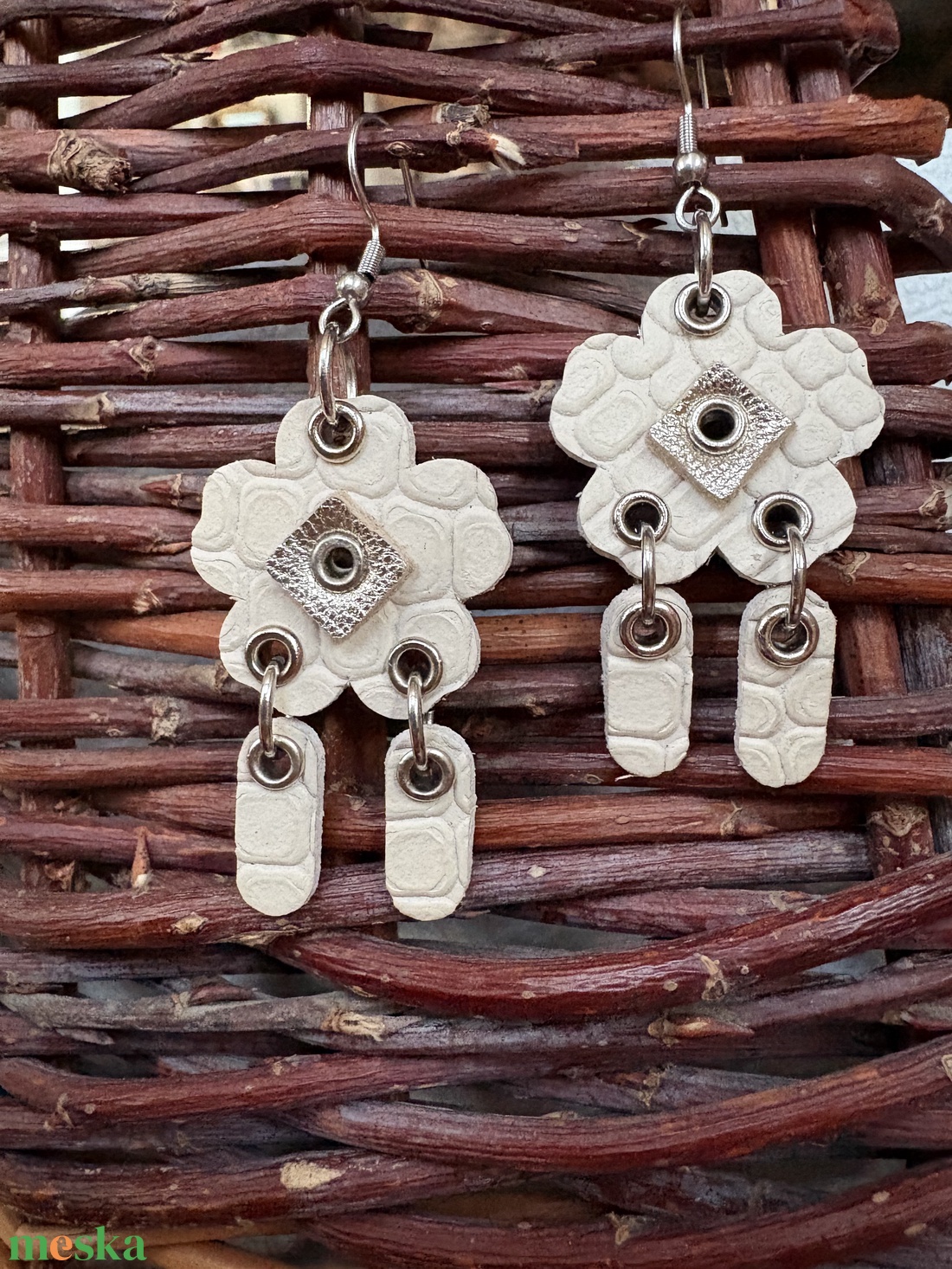 Sunshine - ékszer - fülbevaló - lógó fülbevaló - Meska.hu