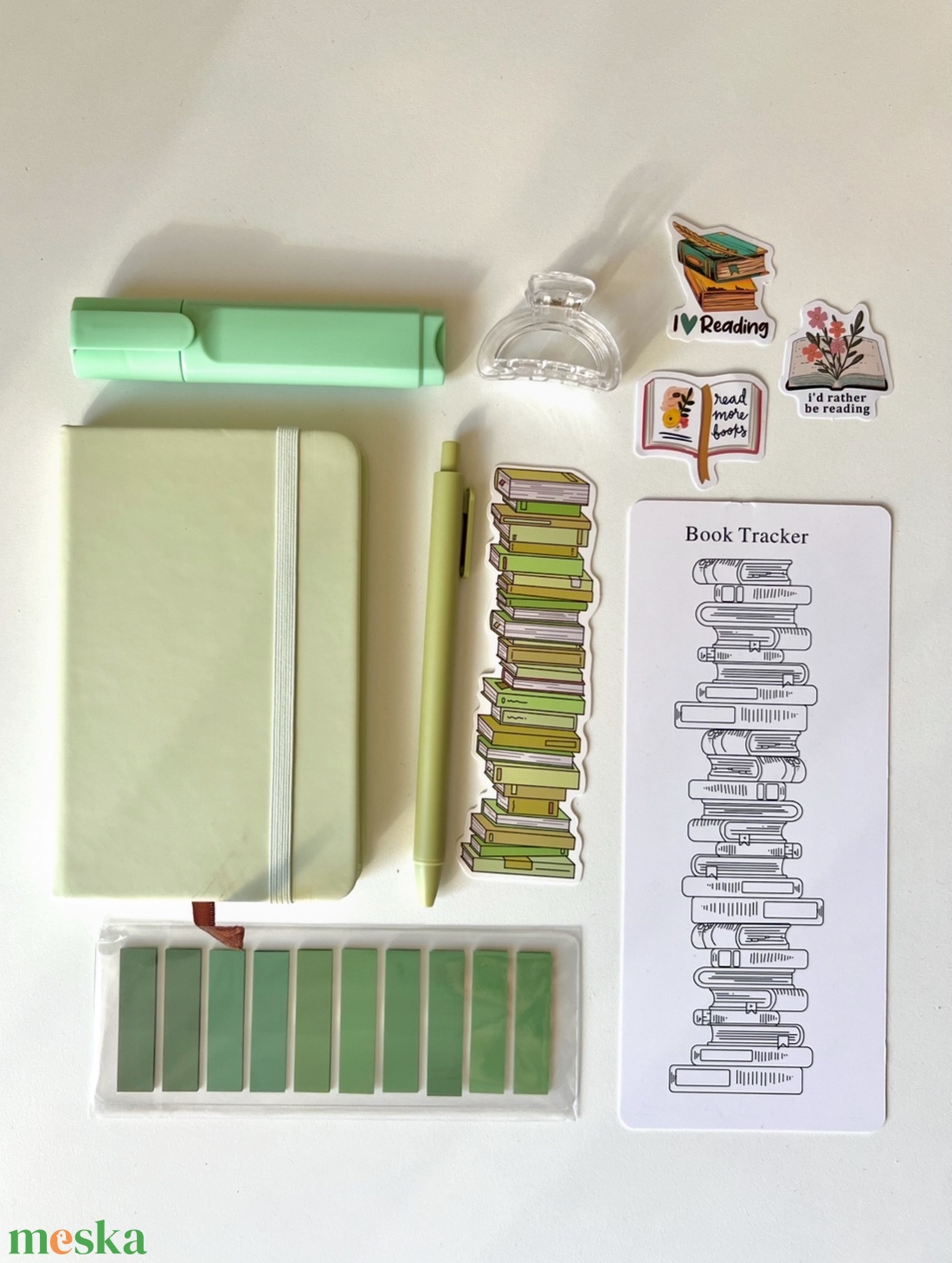 Bookish Bundle � Matcha Latte � Könyvmoly csomag - diy (csináld magad) - egységcsomag - Meska.hu