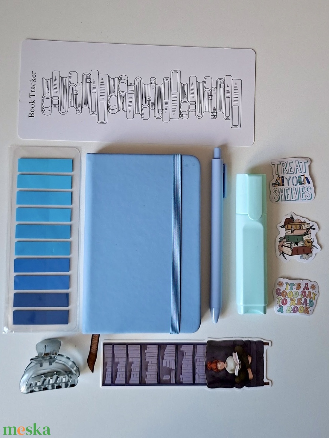 Bookish Bundle � Sky Blue  Könyvmoly csomag - diy (csináld magad) - egységcsomag - Meska.hu