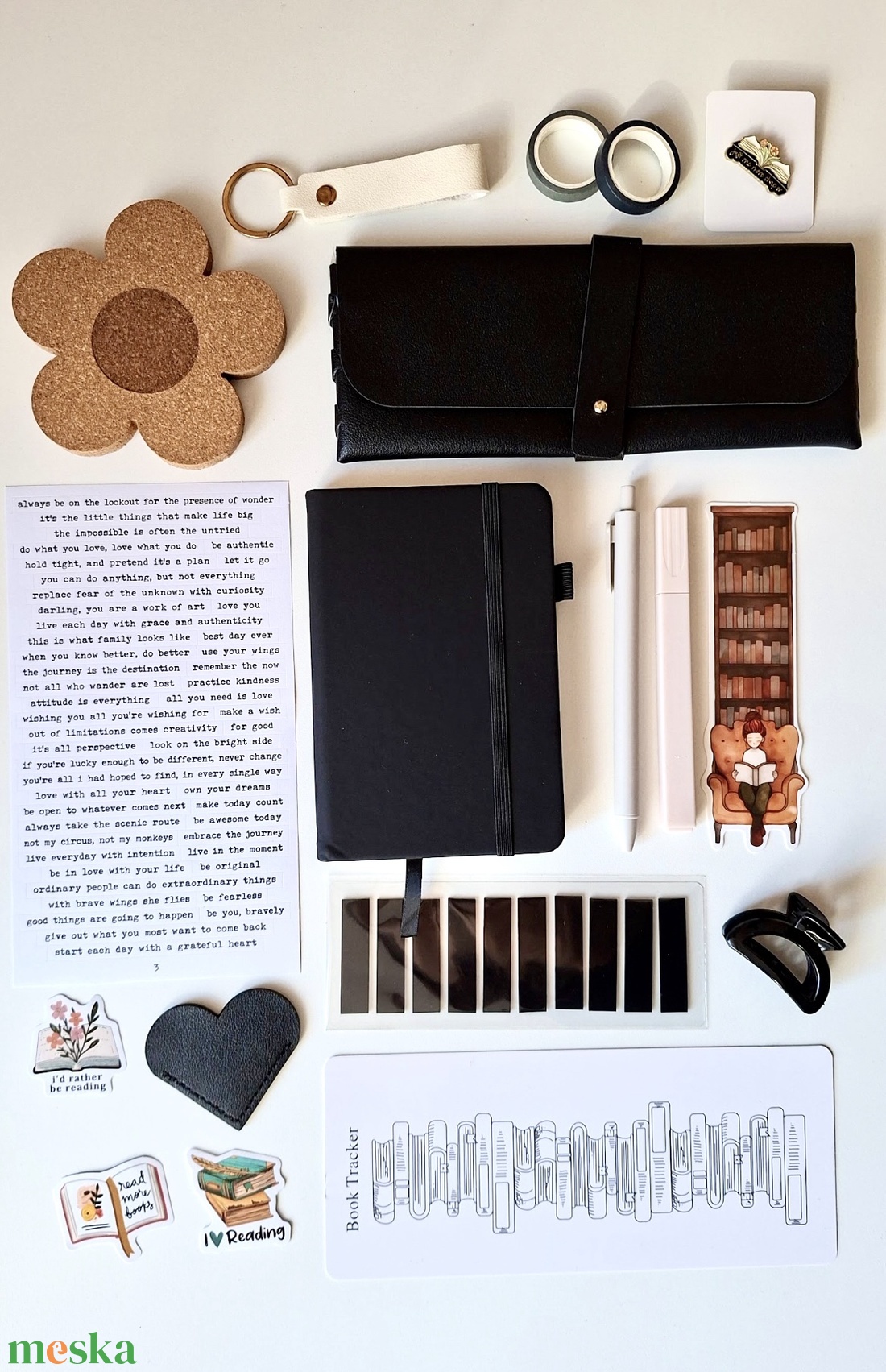 Bookish Bundle � Midnight black � Könyvmoly csomag - diy (csináld magad) - egységcsomag - Meska.hu