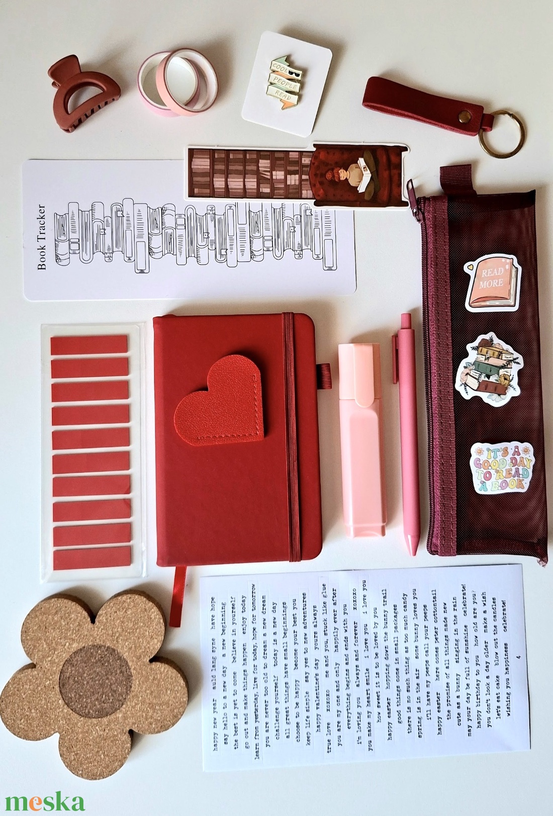 Bookish Bundle � Cherry Love � Könyvmoly csomag - diy (csináld magad) - egységcsomag - Meska.hu