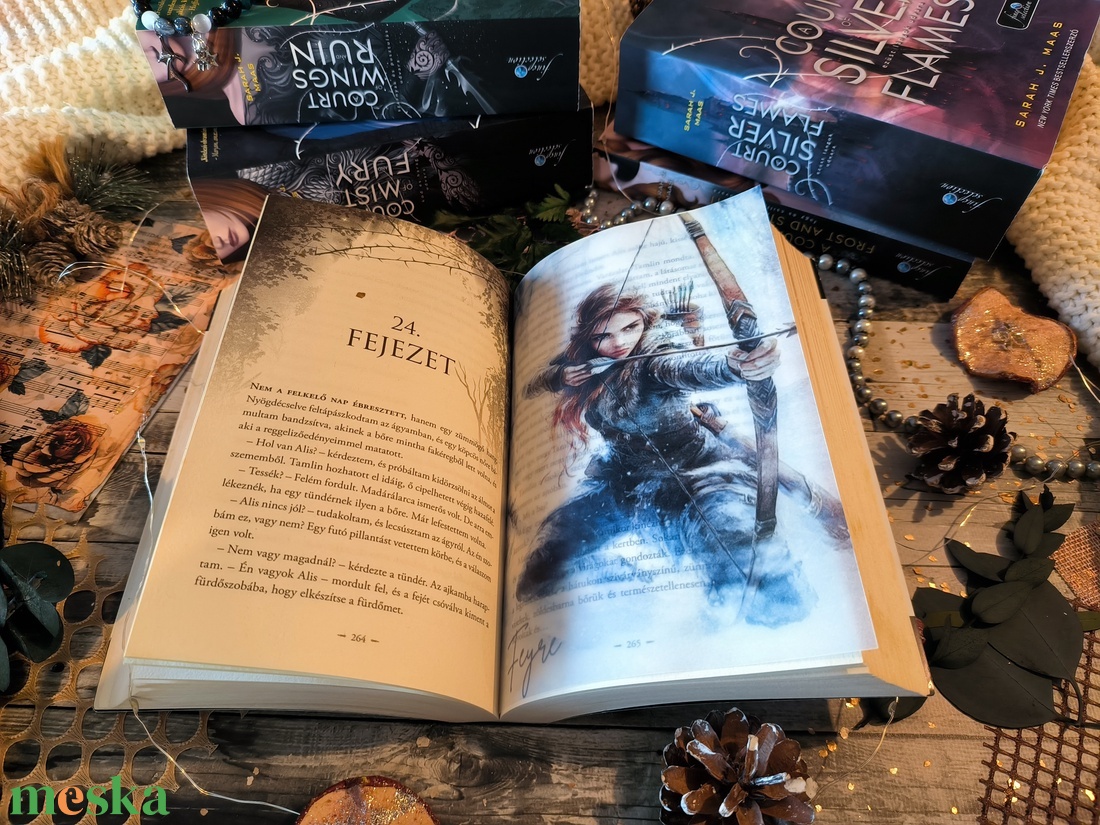 Feyre KönyvOverlay Tüskék és Rózsák udvara sorozathoz - művészet - grafika & illusztráció - művészi nyomat - Meska.hu