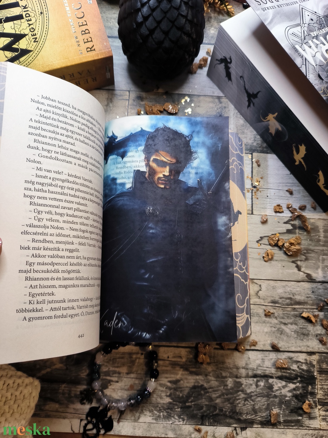 Xaden Riorson Fourth Wing overlay - művészet - grafika & illusztráció - művészi nyomat - Meska.hu