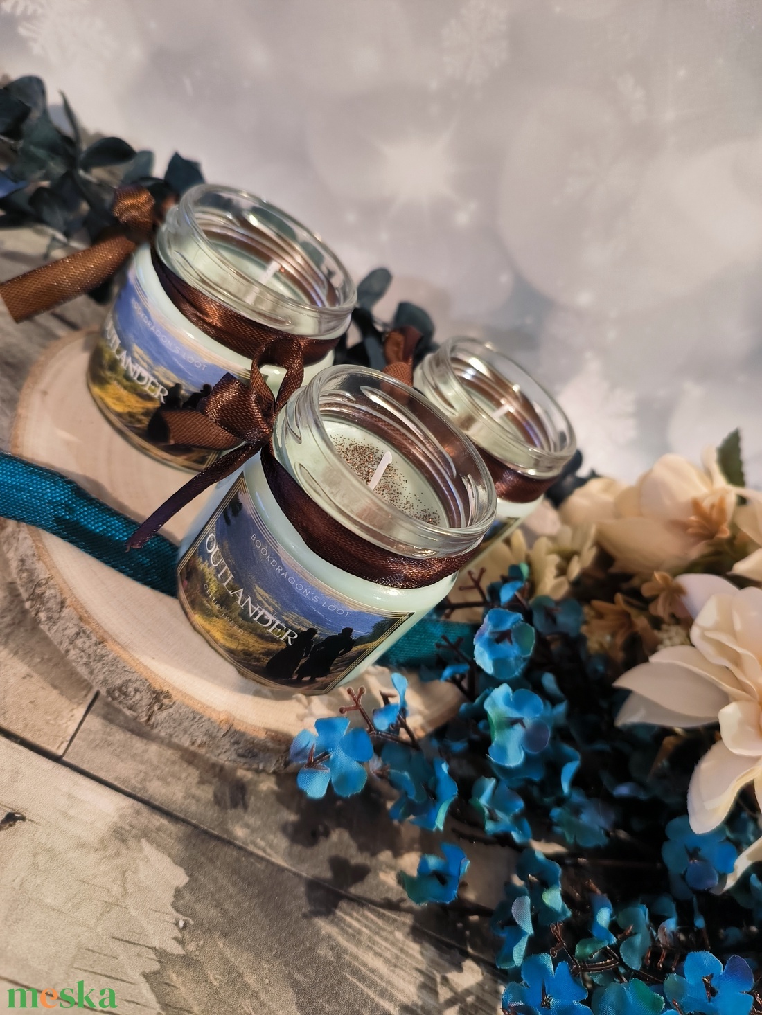 Outlander - szójaviasz könyves gyertya - otthon & életmód - gyertya, illat, aroma - gyertya - Meska.hu