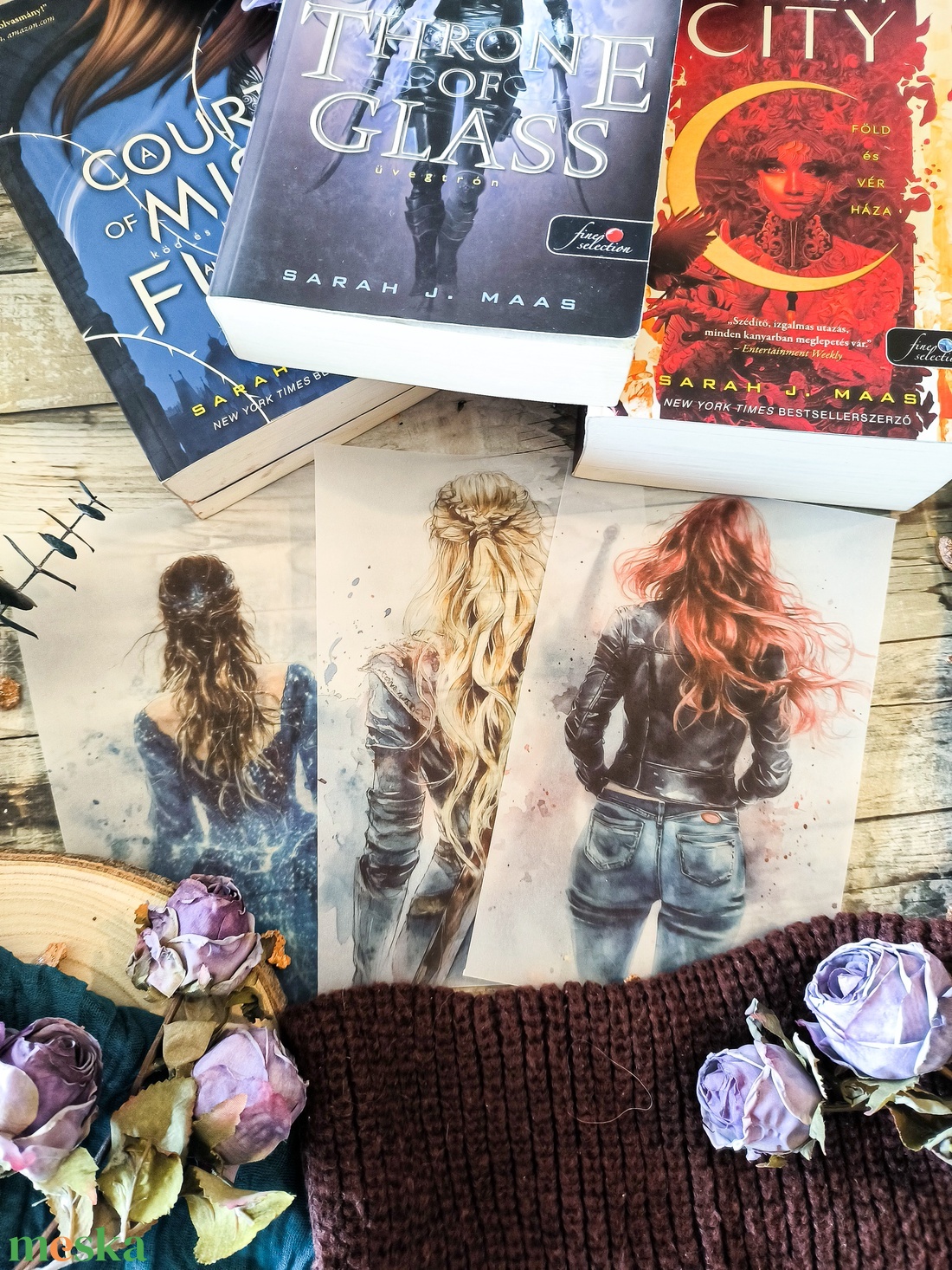 Bryce Quinlan Crescent City KönyvOverlay - művészet - grafika & illusztráció - művészi nyomat - Meska.hu