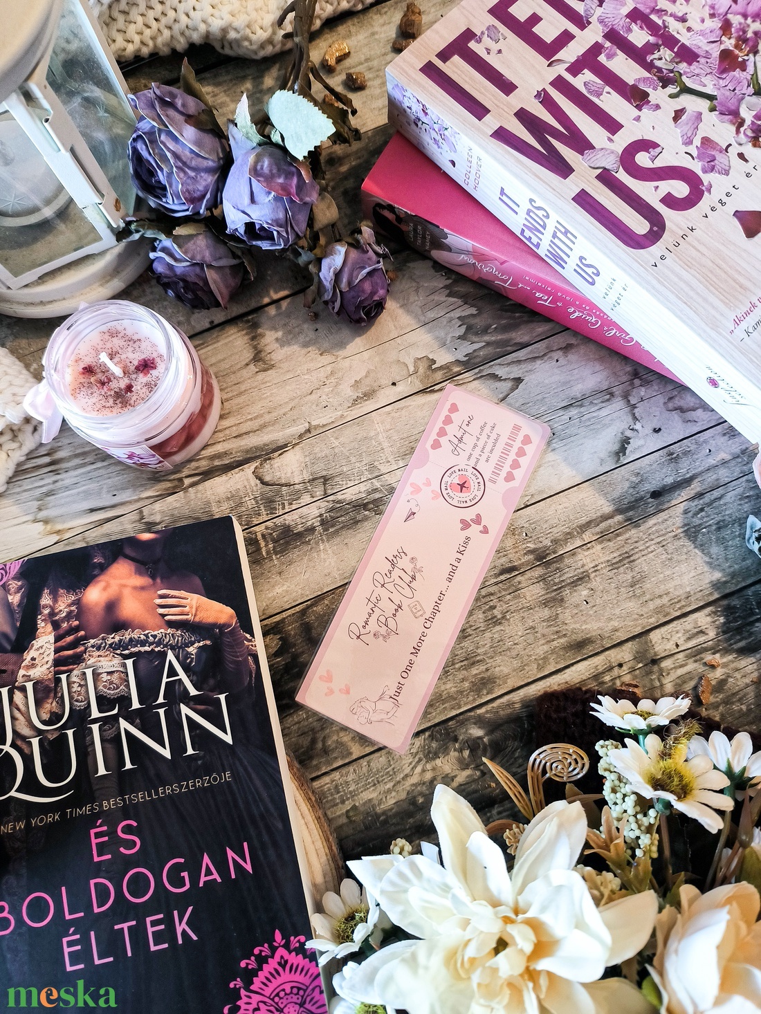 Romantic Readers Book Club könyvjelző - könyv & zene - könyvjelző - Meska.hu