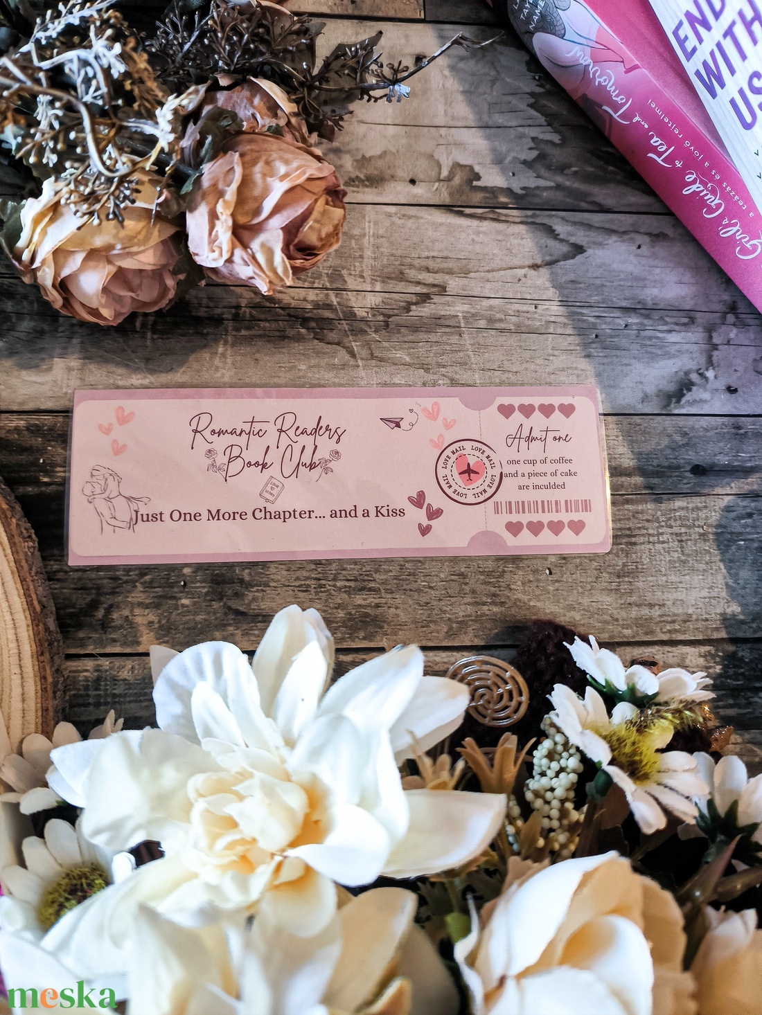 Romantic Readers Book Club könyvjelző - könyv & zene - könyvjelző - Meska.hu