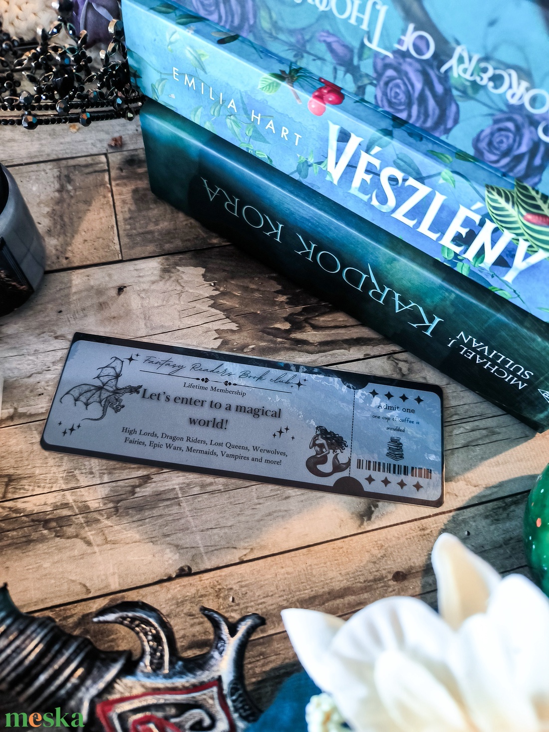 Fantasy Readers Book Club könyvjelző - könyv & zene - könyvjelző - Meska.hu