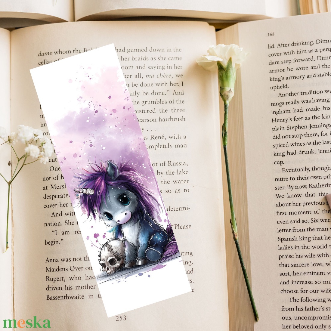 Dark Unicorn halálfejes laminált könyvjelző - könyv & zene - könyvjelző - Meska.hu Dark Unicorn halálfejes laminált könyvjelző - könyv & zene - könyvjelző - Meska.hu