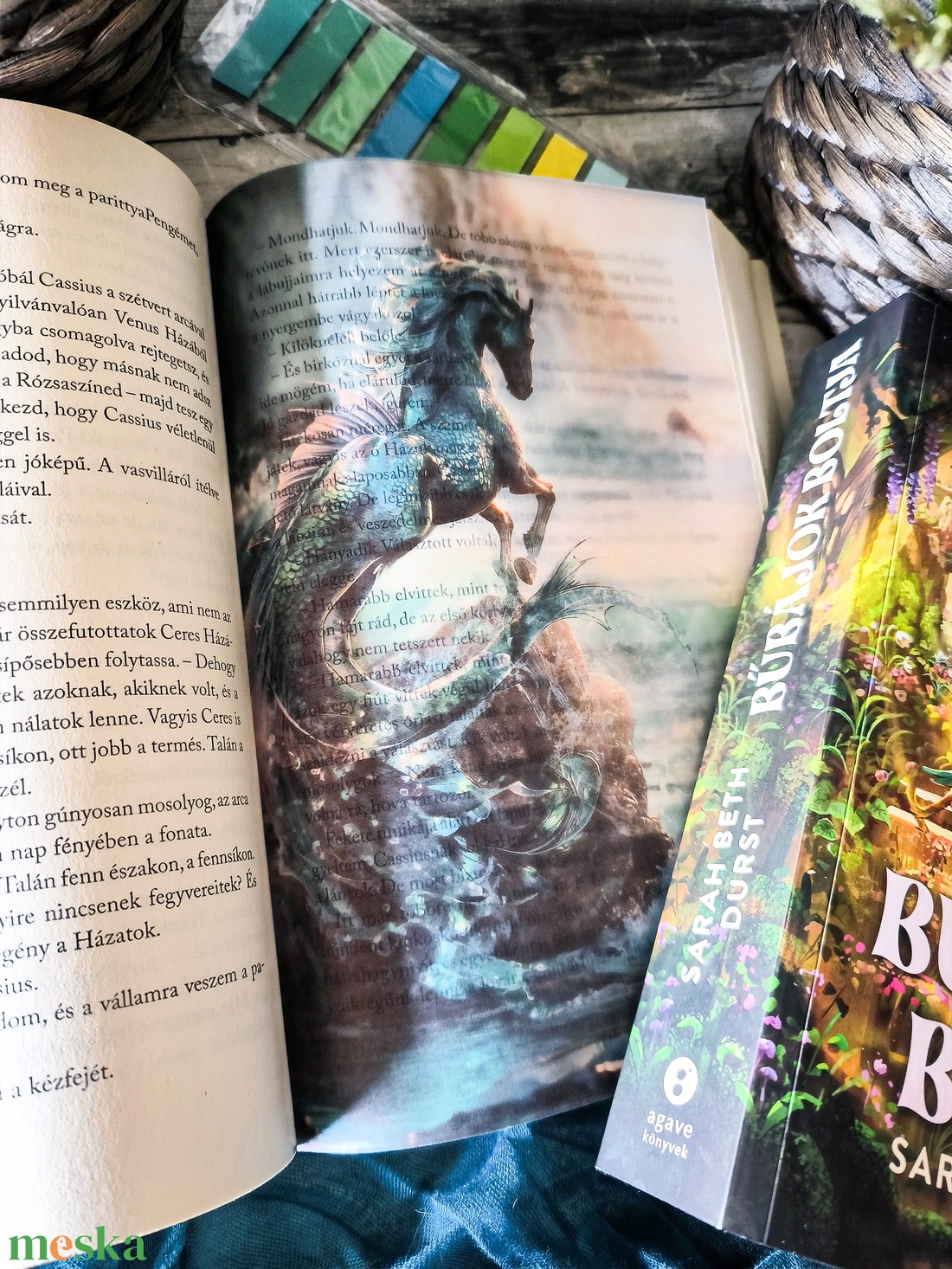 Hippocampus Bűbájok Boltja Overlay - művészet - grafika & illusztráció - művészi nyomat - Meska.hu