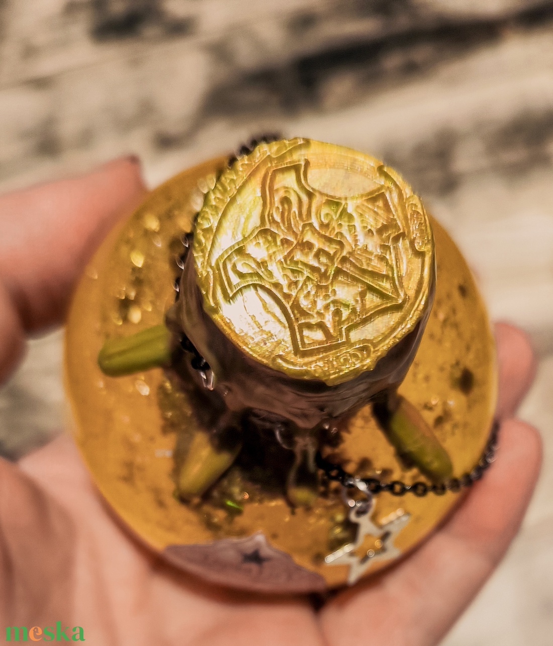 Felix Felicis - bájital - otthon & életmód - dekoráció - asztal és polc dekoráció - díszüveg - Meska.hu