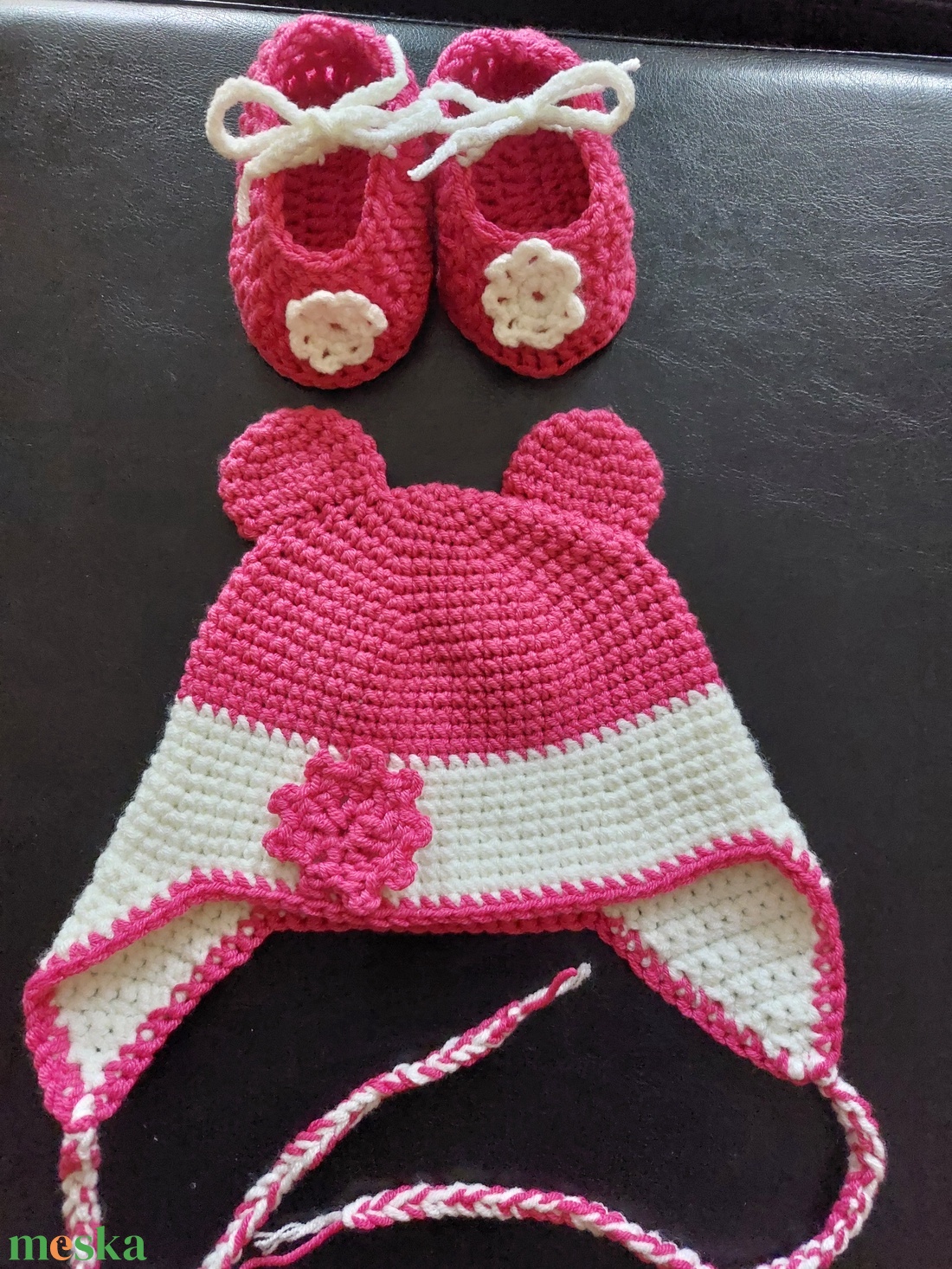 Baby sapka és kiscipő  - ruha & divat - babaruha & gyerekruha - babasapka - Meska.hu