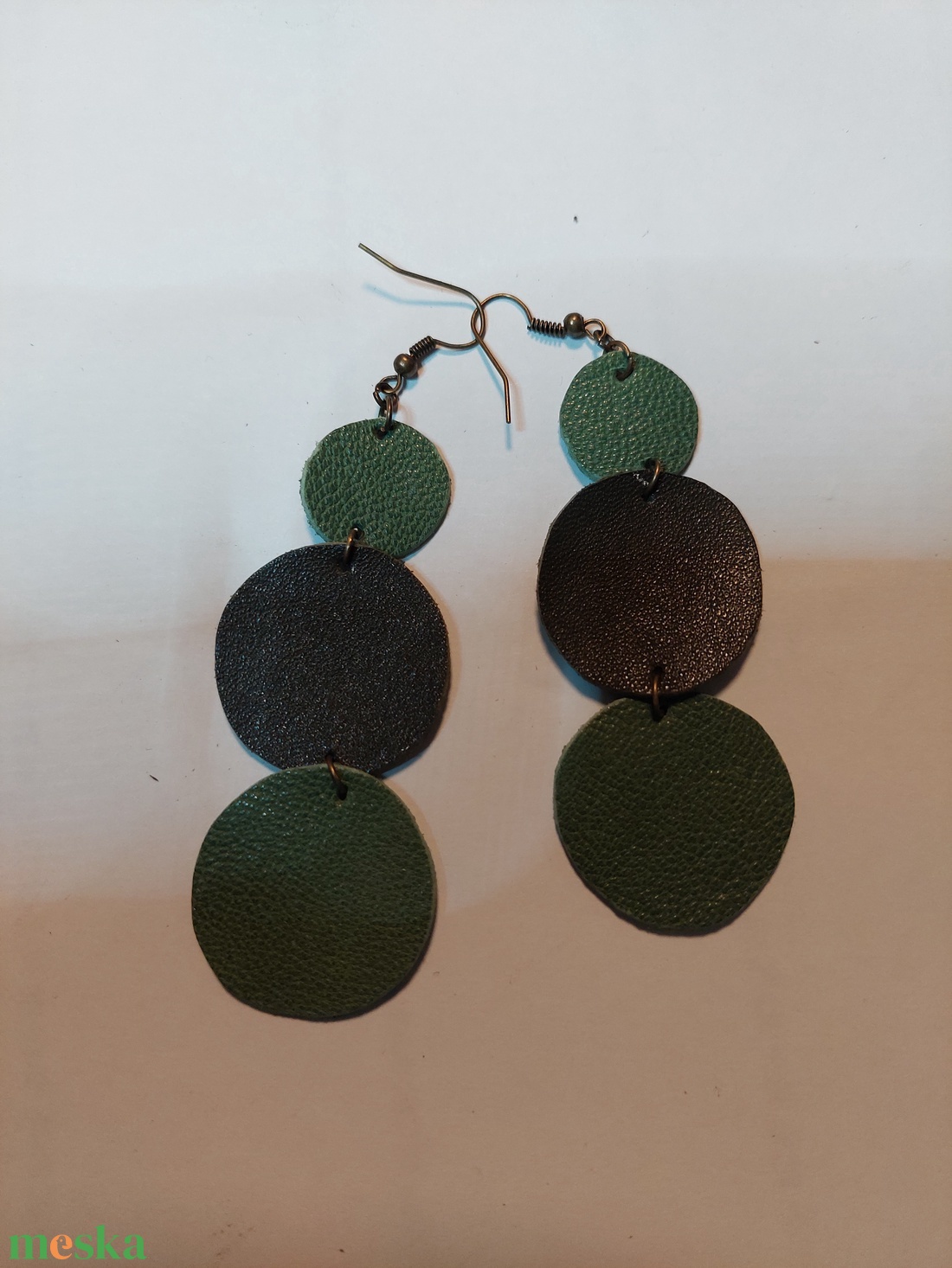 Karika-karika....fülbevaló - ékszer - fülbevaló - lógós kerek fülbevaló - Meska.hu