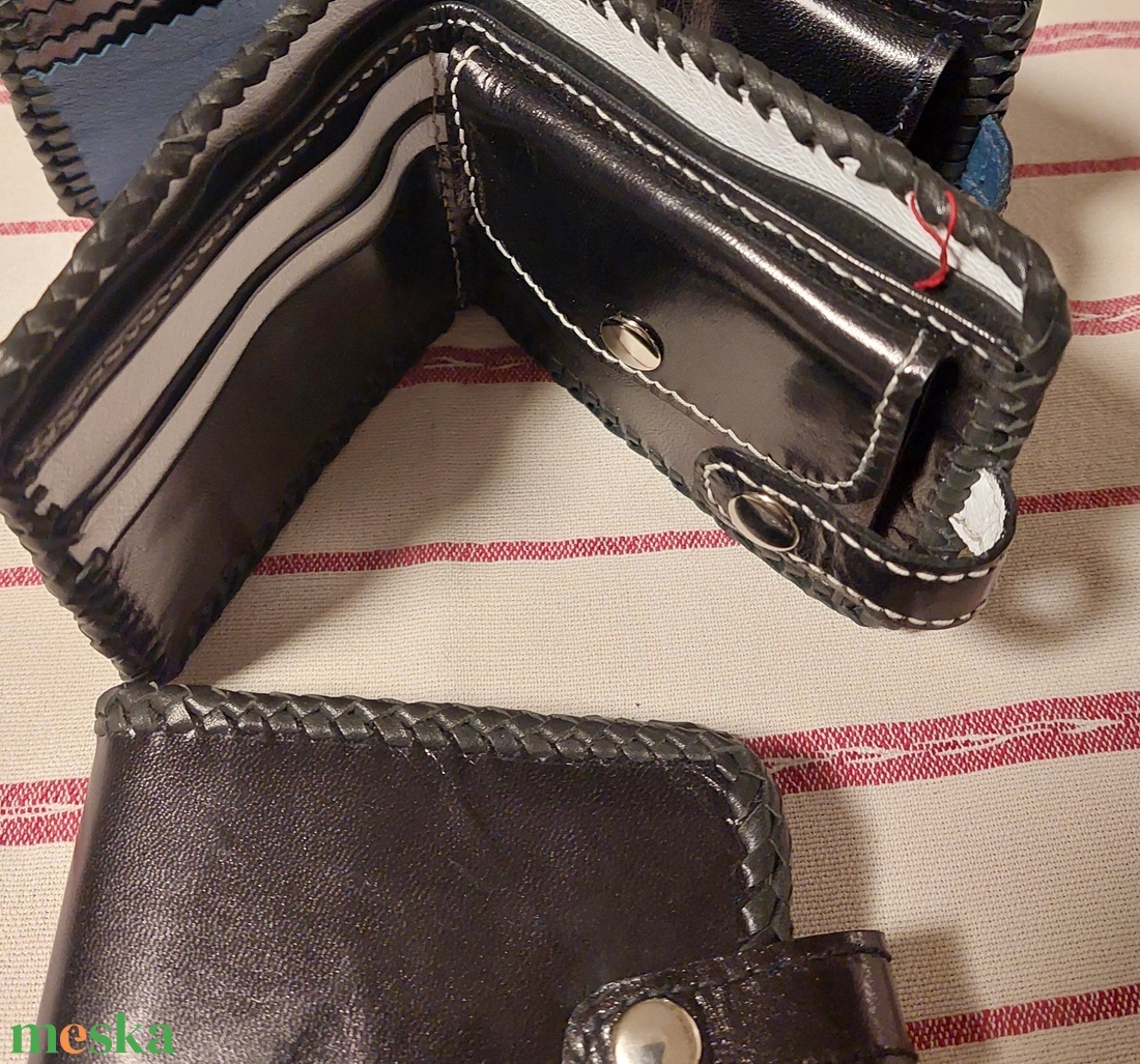 Fekete és egy kis más.....    pénztárca - táska & tok - pénztárca & más tok - pénztárca - női pénztárca - Meska.hu