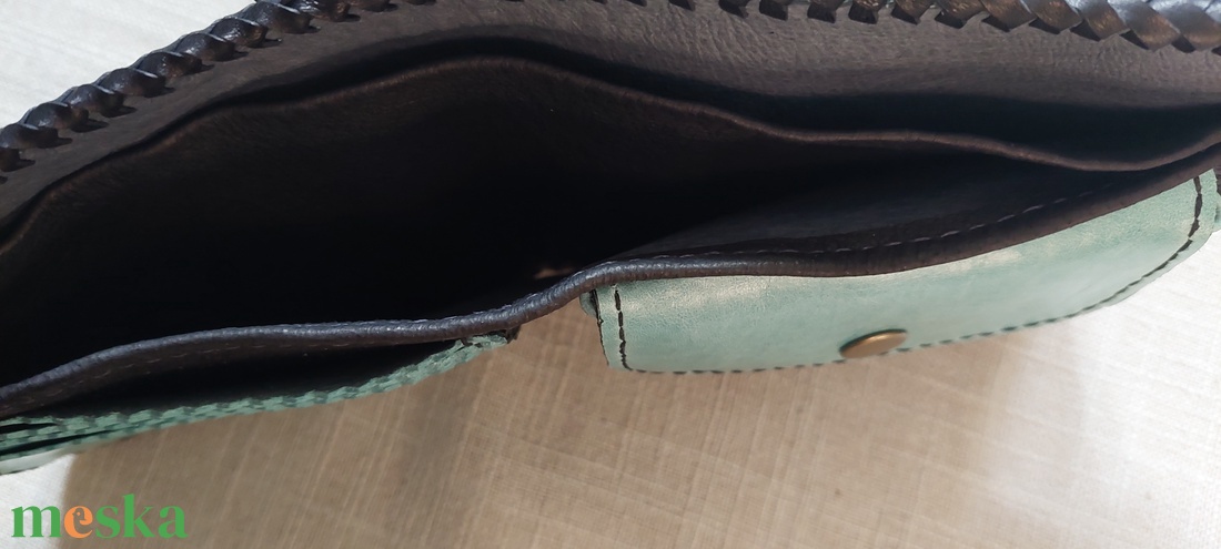 Kék-fekete  pénztárca - táska & tok - pénztárca & más tok - pénztárca - női pénztárca - Meska.hu